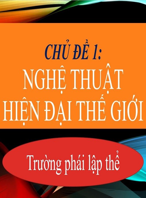 Bài Giảng Nghệ Thuật Hiện Đại Thế Giới – Trường Phái Lập Thể ( Mĩ Thuật Lớp 8 )