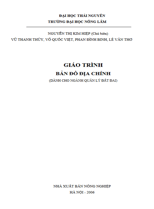 Giáo Trình Bản Đồ Địa Chính