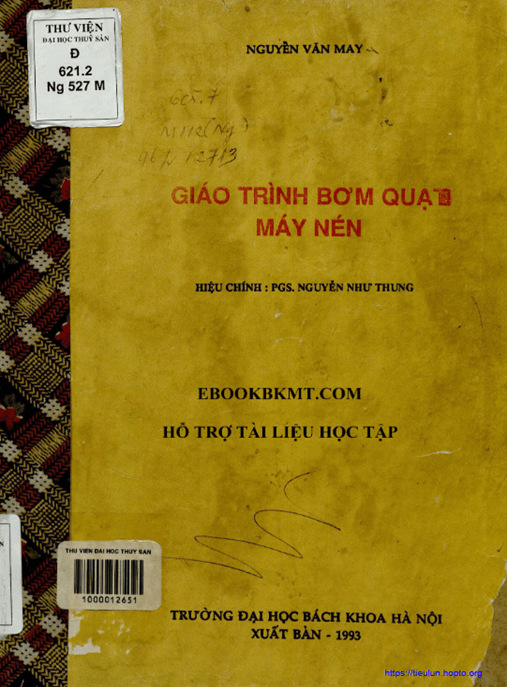Giáo Trình Bơm Quạt Máy Nén