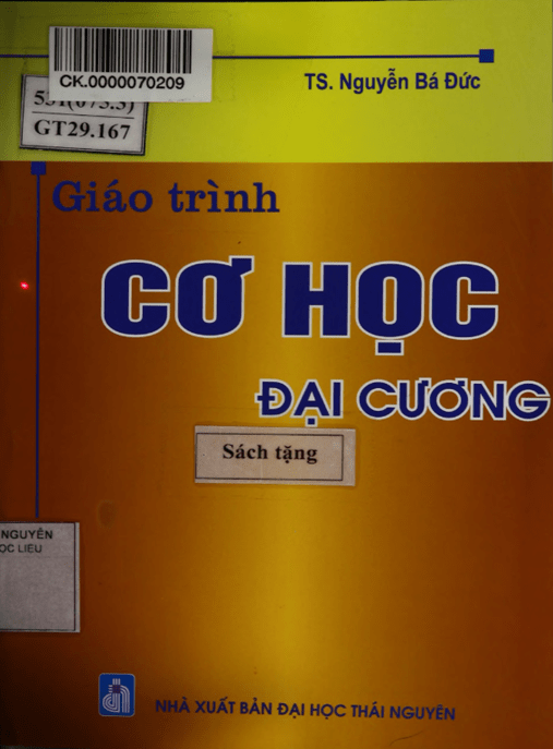 Giáo Trình Cơ Học Đại Cương