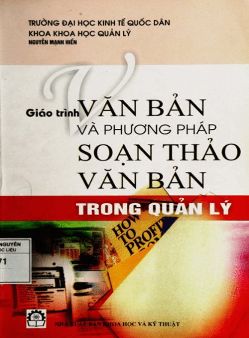 Giáo Trình Văn Bản Và Phương Pháp Soạn Thảo Văn Bản Trong Quản Lý