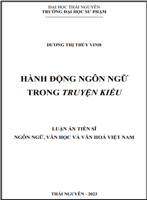 Hành động ngôn ngữ trong Truyện Kiều