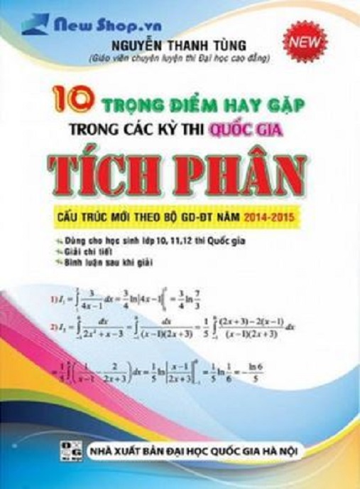 10 Trọng Điểm Hay Gặp Trong Các Kỳ Thi Quốc Gia Tích Phân