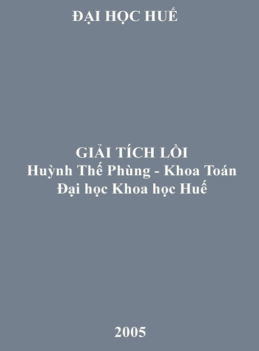 Giải Tích Lồi