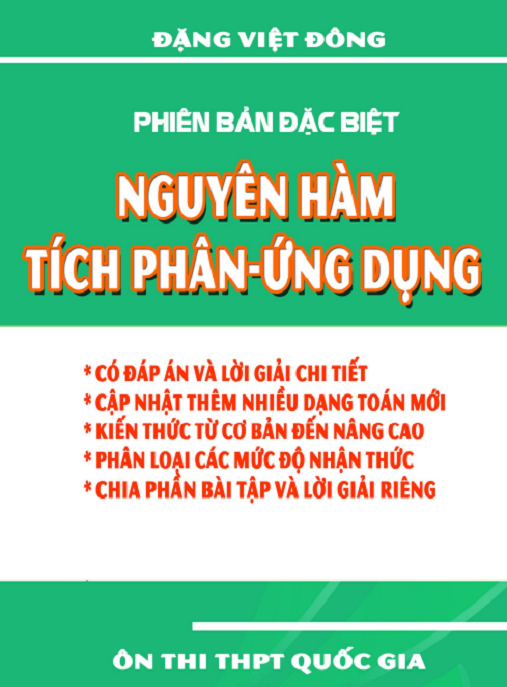 Phiên Bản Đặc Biệt Nguyên Hàm Tích Phân Ứng Dụng