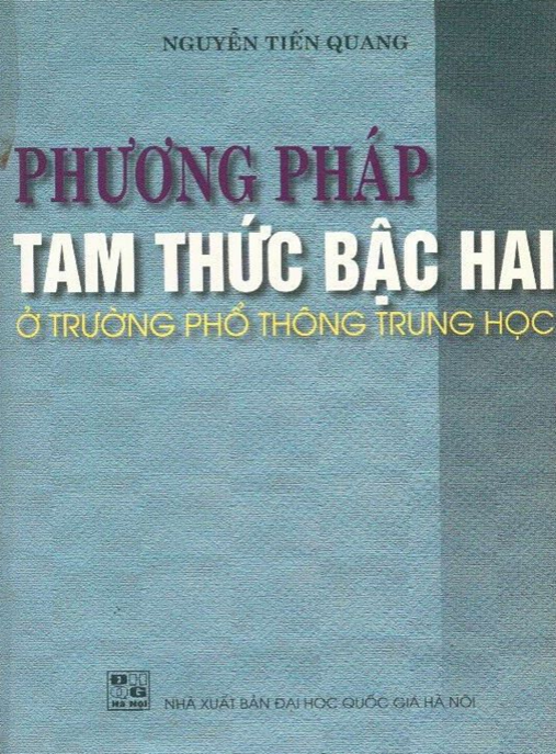 Phương Pháp Tam Thức Bậc Hai Ở Trường Phổ Thông Trung Học