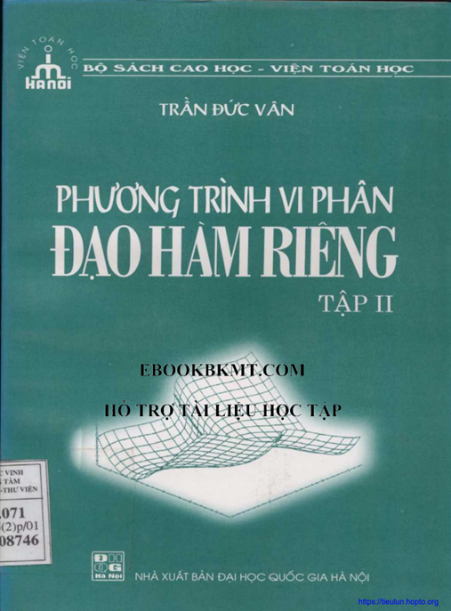 Phương Trình Vi Phân Đạo Hàm Riêng Tập 2