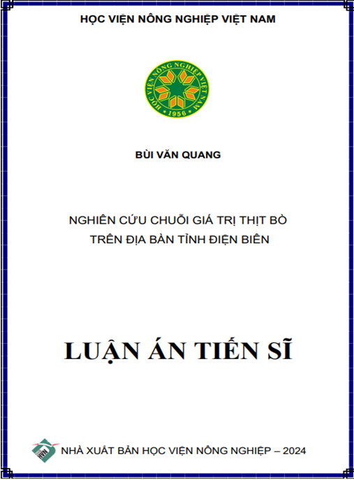 Nghiên cứu chuỗi giá trị thịt bò trên địa bàn tỉnh Điện Biên