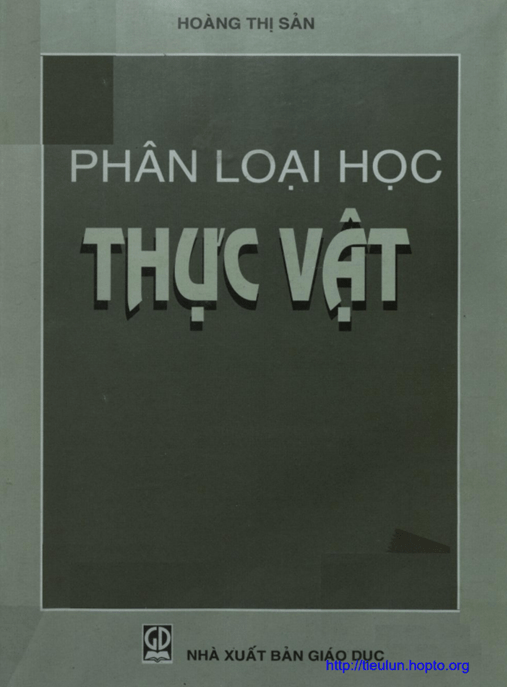 Phân Loại Học Thực Vật