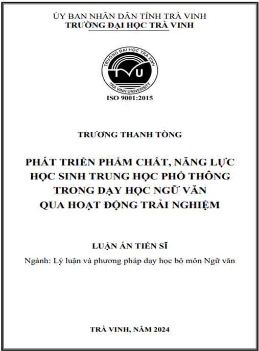 Phát triển phẩm chất, năng lực học sinh Trung học phổ thông trong dạy học Ngữ văn qua hoạt động trải nghiệm