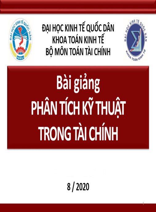 Bài Giảng Phân tích kỹ thuật trong tài chính