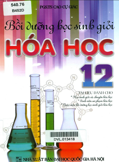 Bồi Dưỡng Học Sinh Giỏi Hóa Học Lớp 12