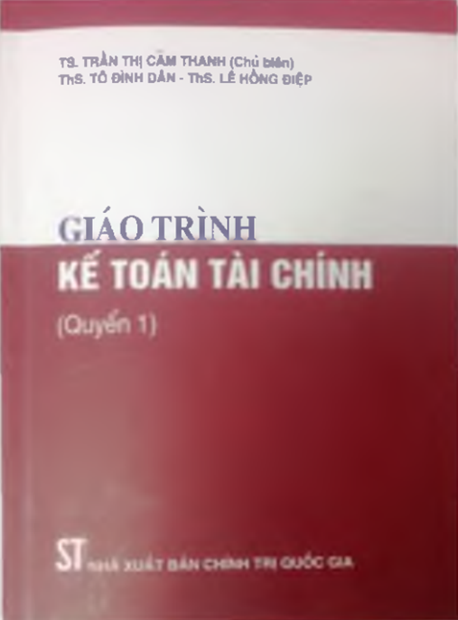 Giáo Trình Kế Toán Tài Chính Tập 1