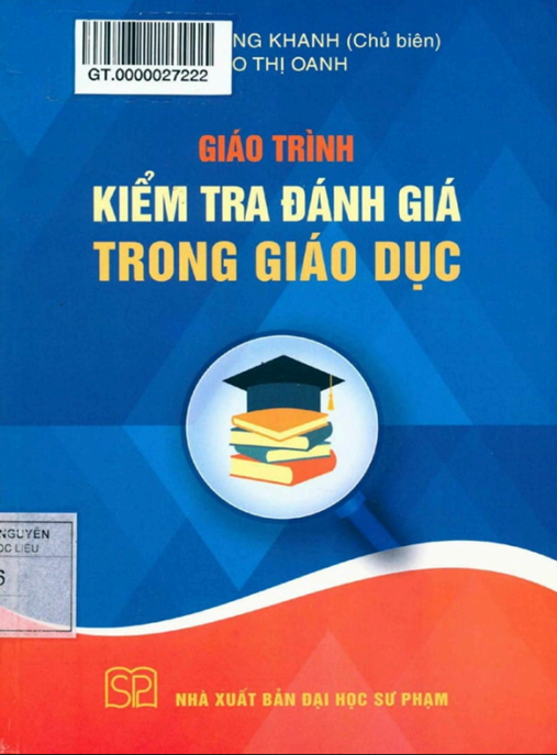 Giáo Trình Kiểm Tra Đánh Giá Trong Giáo Dục