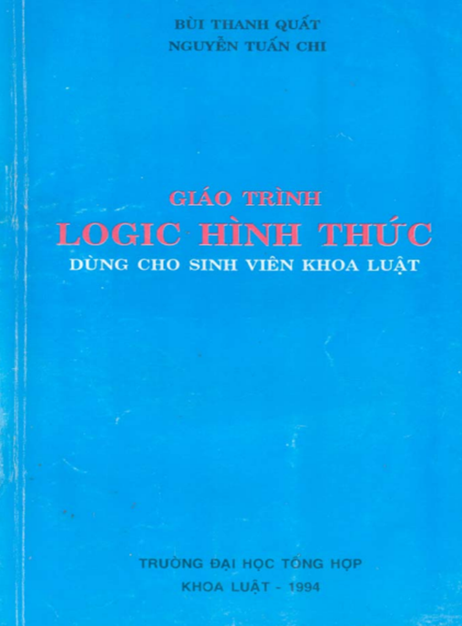 Giáo Trình Logic Hình Thức