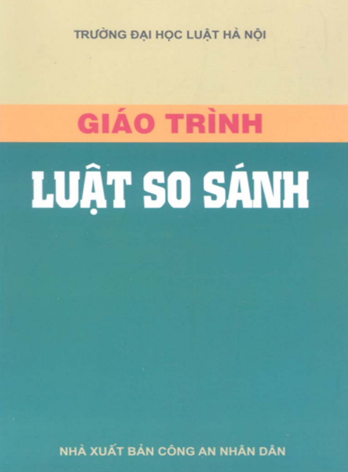 Giáo Trình Luật So Sánh