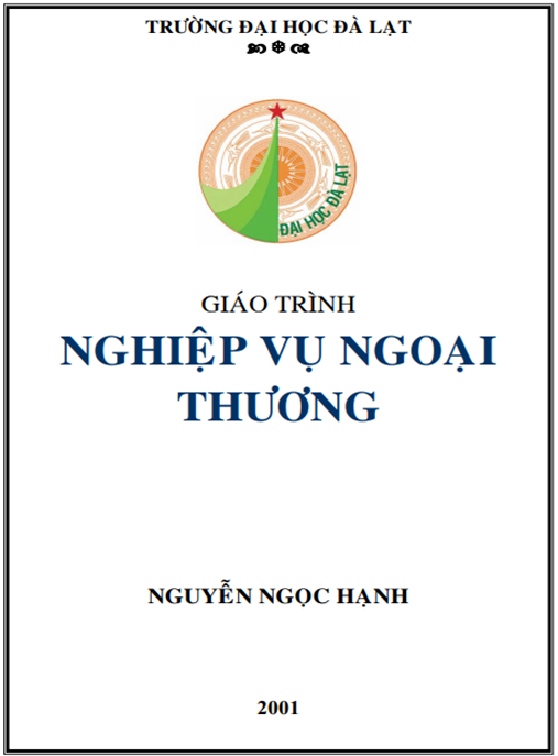 Giáo Trình Nghiệp Vụ Ngoại Thương