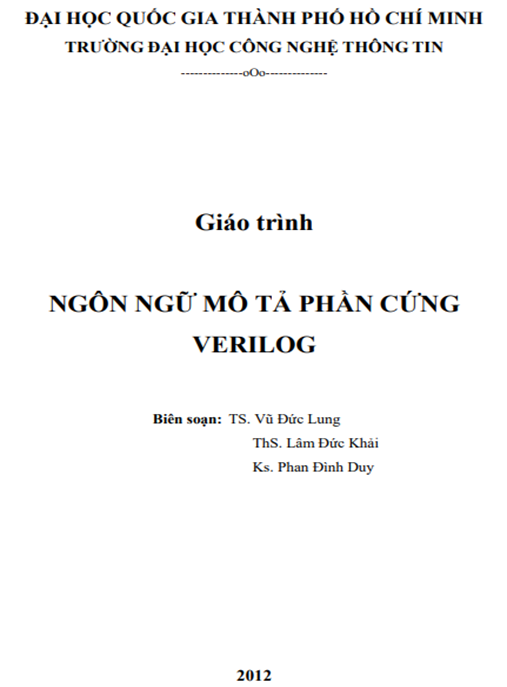 Giáo Trình Ngôn Ngữ Mô Tả Phần Cứng Verilog