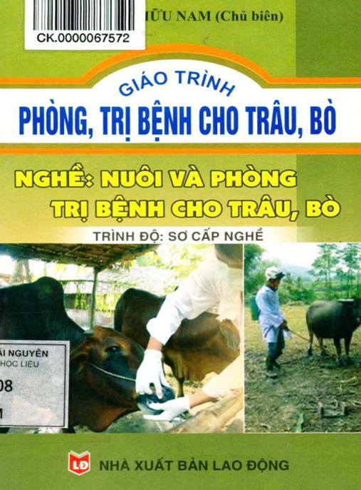 Giáo Trình Phòng Trị Bệnh Cho Trâu Bò