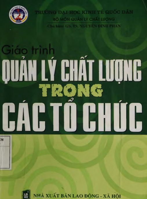Giáo Trình Quản Lý Chất Lượng Trong Các Tổ Chức