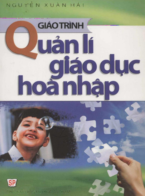 Giáo Trình Quản Lý Giáo Dục Hòa Nhập