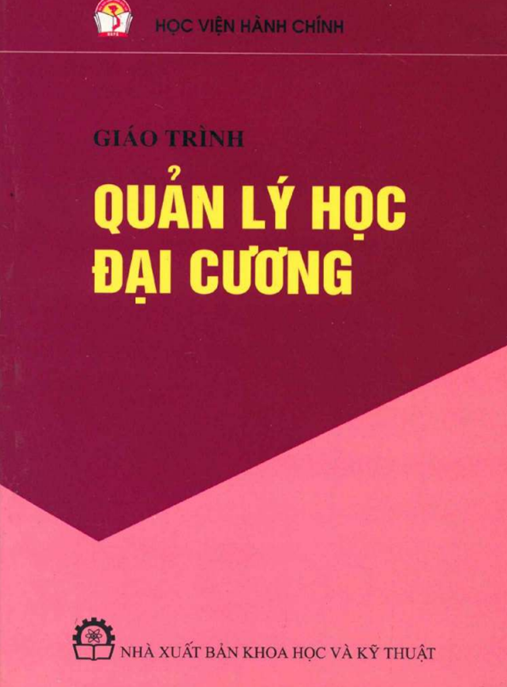 Giáo Trình Quản Lý Học Đại Cương