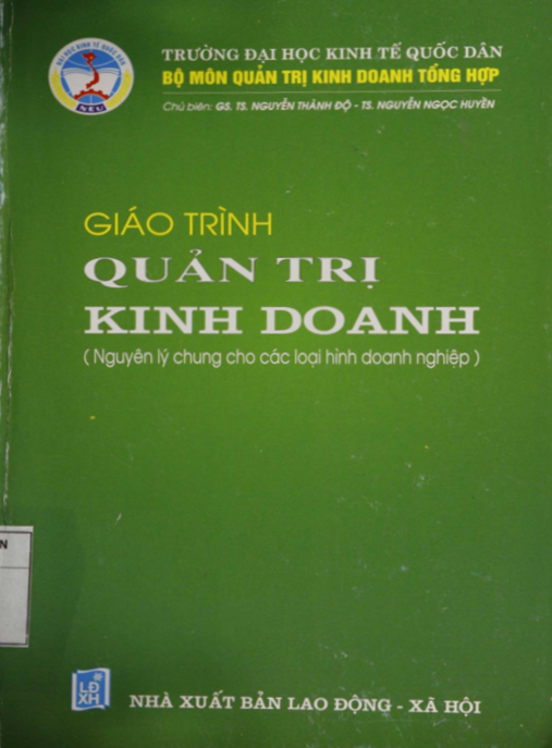 Giáo Trình Quản Trị Kinh Doanh