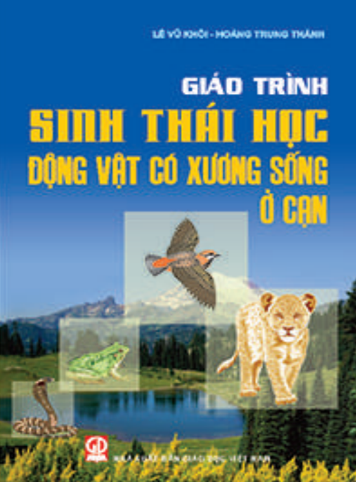 Giáo Trình Sinh Thái Học Động Vật Có Xương Sống Ở Cạn