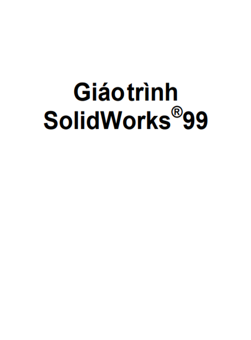 Giáo Trình SolidWorks 99
