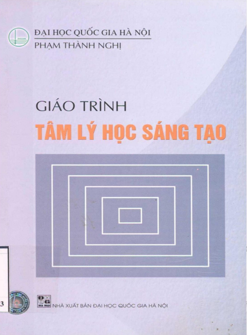 Giáo Trình Tâm Lý Học Sáng Tạo