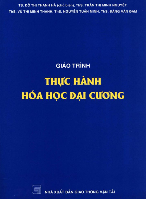 Giáo Trình Thực Hành Hóa Học Đại Cương