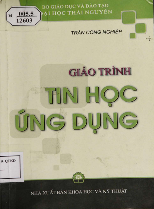 Giáo Trình Tin Học Ứng Dụng