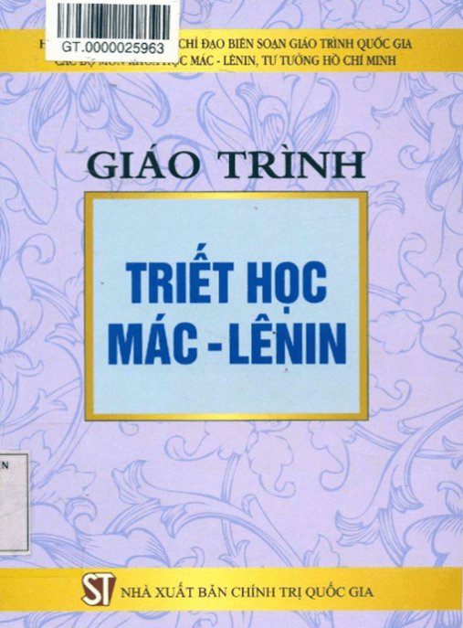 Giáo Trình Triết Học Mác Lênin