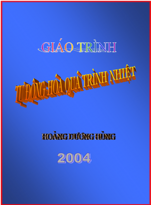 Giáo Trình Tự Động Hóa Quá Trình Nhiệt