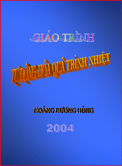 Giáo Trình Tự Động Hóa Quá Trình Nhiệt