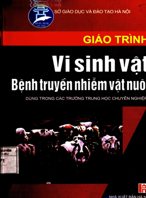 Giáo Trình Vi Sinh Vật – Bệnh Truyền Nhiễm Vật Nuôi