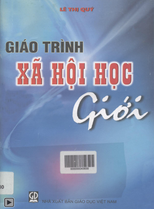 Giáo Trình Xã Hội Học Giới