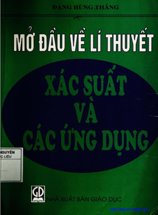Mở Đầu Về Lý Thuyết Xác Suất Và Các Ứng Dụng