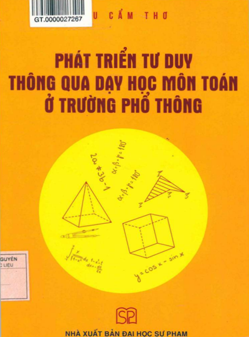 Phát Triển Tu Duy Thông Qua Dạy Học Môn Toán Ở Trường Phổ Thông