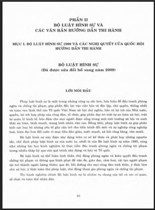 Phương pháp nghiên cứu đánh giá chứng cứ trong tố tụng hình sự và kỹ năng áp dụng pháp luật hình sự – Phần 2