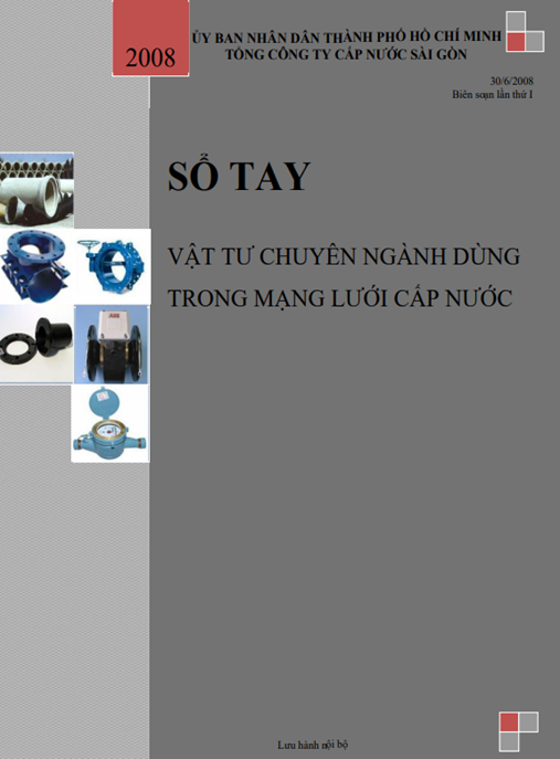 Sổ tay Vật tư chuyên ngành dùng trong mạng lưới cấp nước