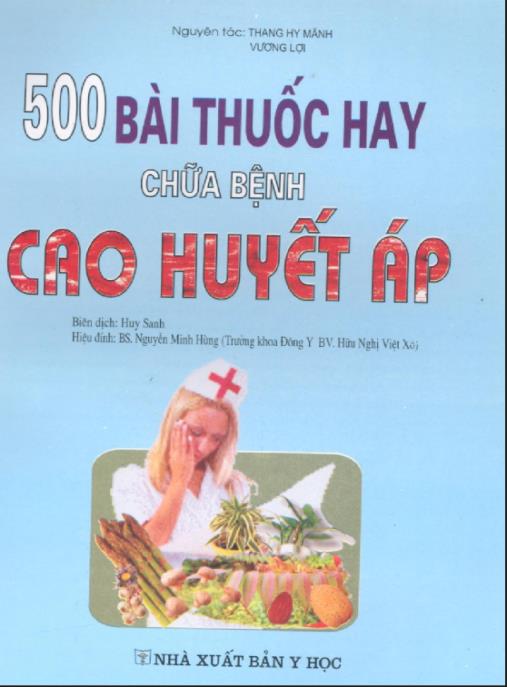 500 Bài Thuốc Hay Chữa Bệnh Cao Huyết Áp
