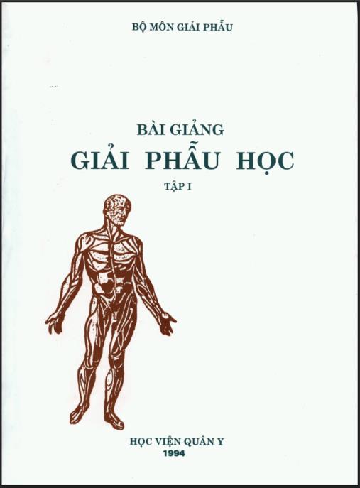 Bài Giảng Giải Phẫu Học Tập 1
