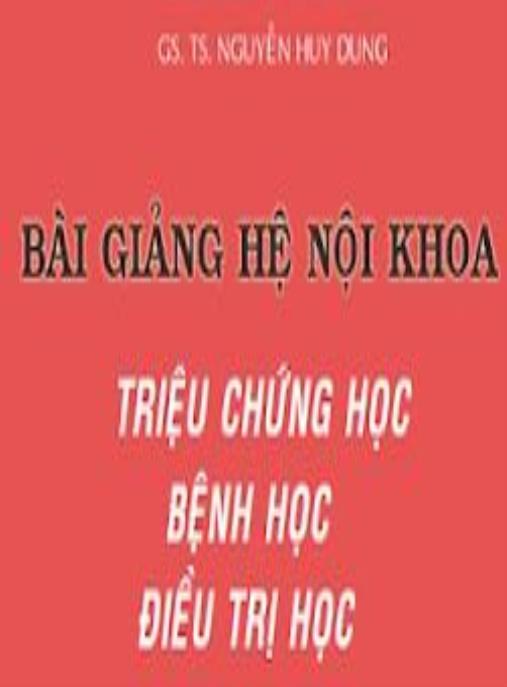 Bài Giảng Hệ Nội Khoa Tập 3 – Điều Trị Học