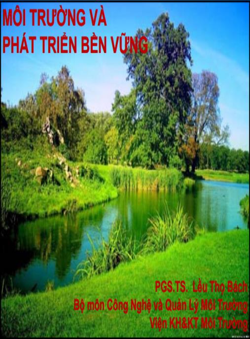 Bài giảng Môi trường và phát triển bền vững