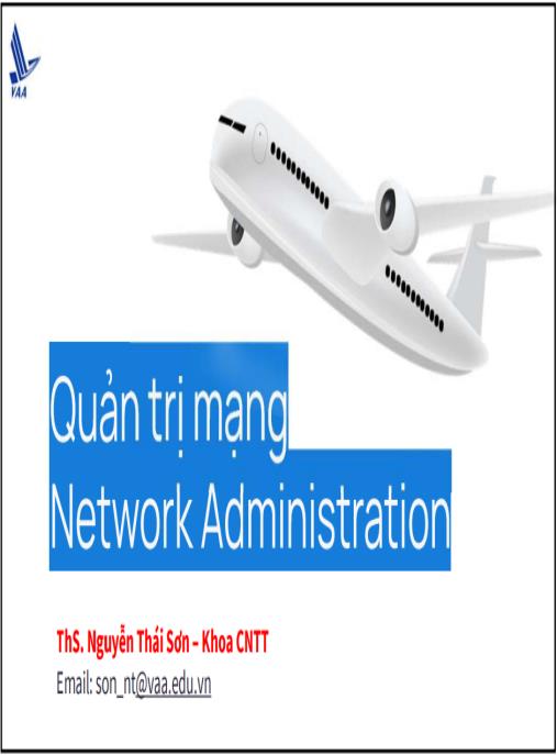 Bài giảng Quản trị mạng