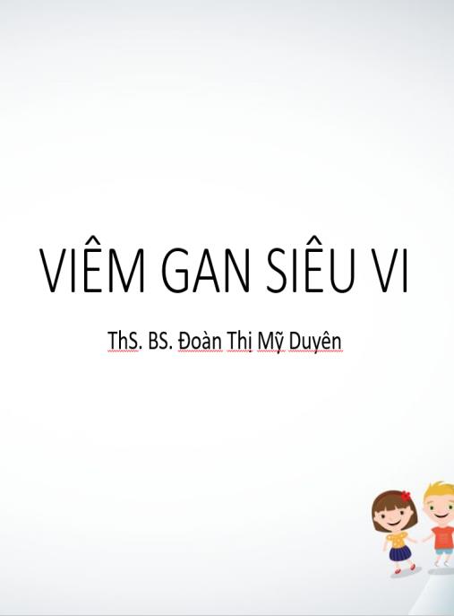 Bài giảng Viêm gan siêu vi
