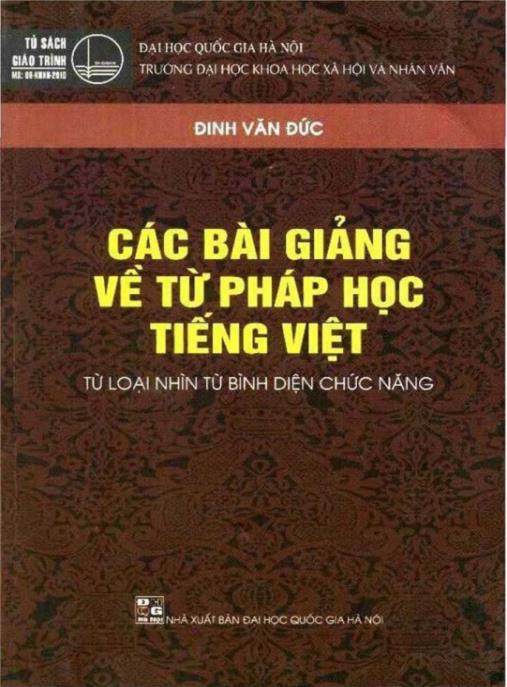 Các Bài Giảng Về Từ Pháp Học Tiếng Việt