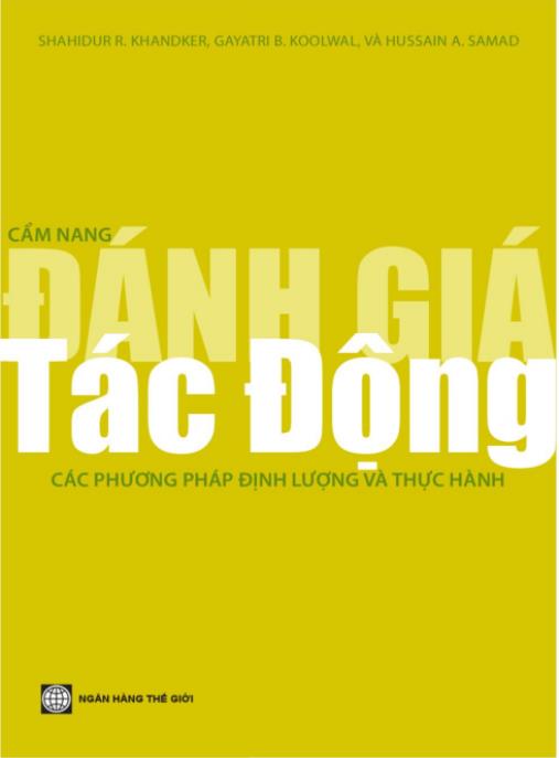 Cẩm nang Đánh giá tác động Các phương pháp định lượng và thực hành – Phần 1