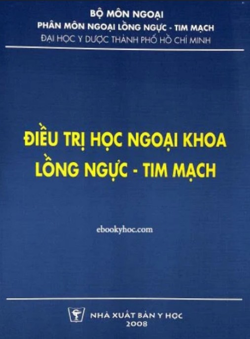 Điều Trị Học Ngoại Khoa Lồng Ngực Tim Mạch